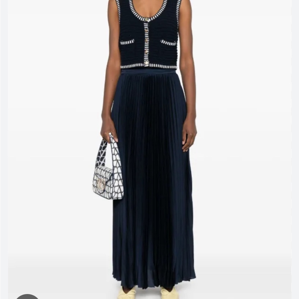 Ba&sh pleated WOW maxi skirt